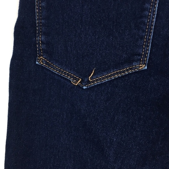 GAP Jeans Stretch Super Skinny Slim Denim Dark Wash Girls Size 12 Regular - Picture 9 of 12